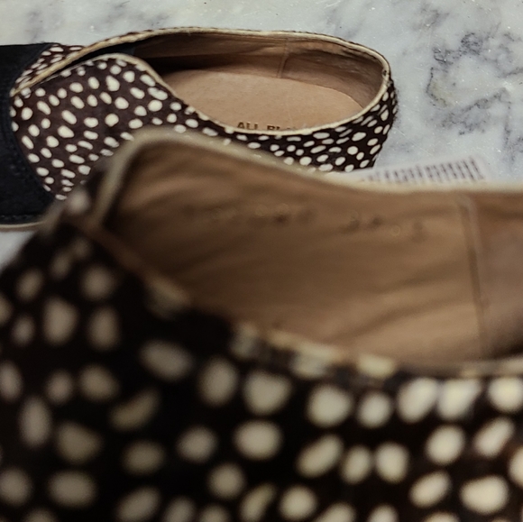 COPY - Leather Shoes With Black Fur Toe With Brown Fur Size 7.5 by All Black - Picture 5 of 12